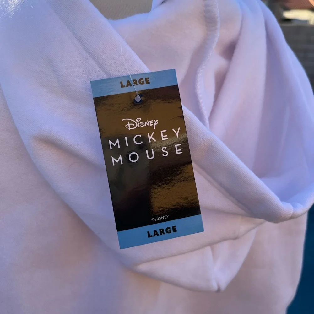 White Hoodie with Mickey Mouse Design - Picture 4 of 8